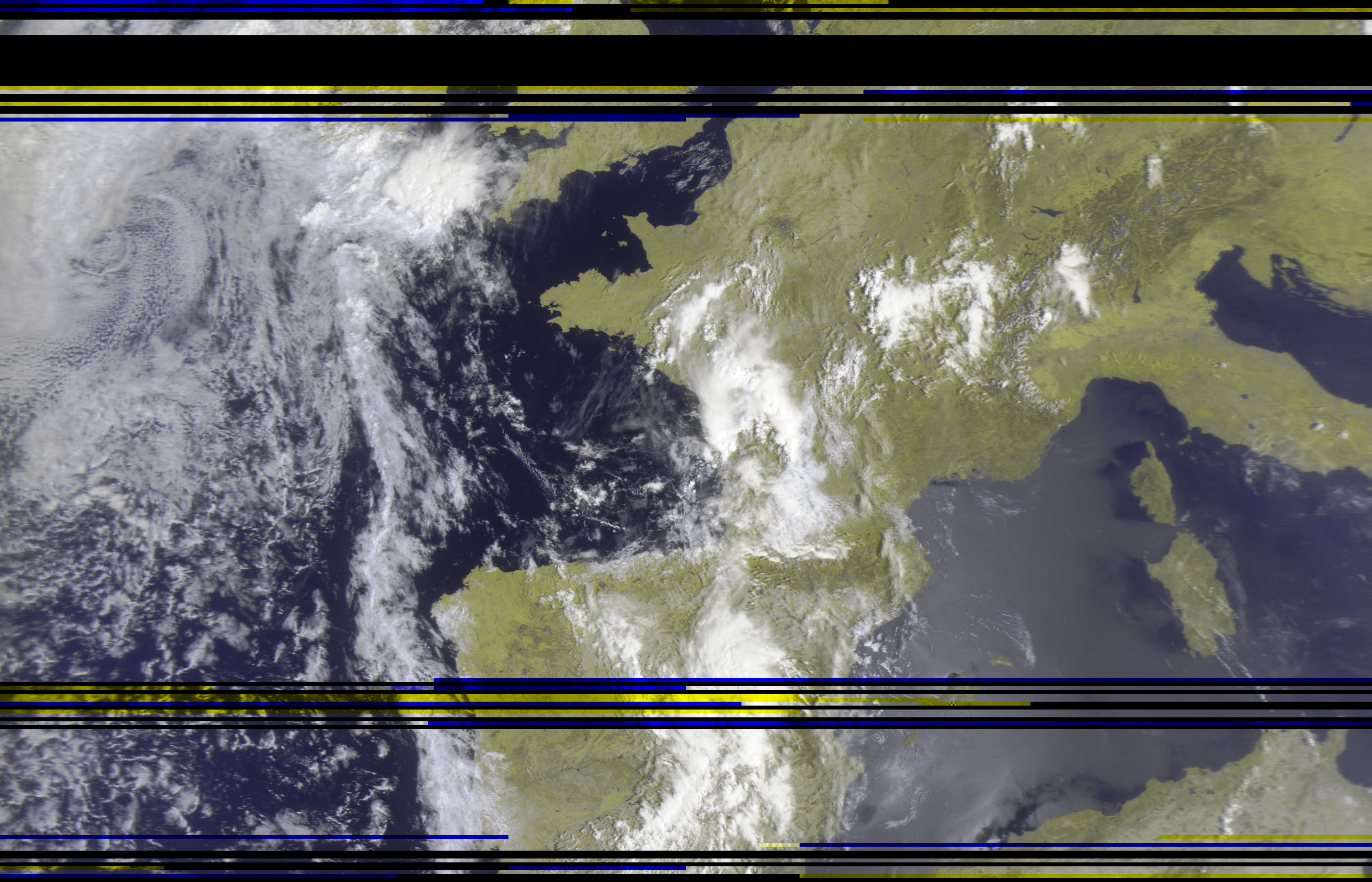 First usable image from space meteor m2-3 sat